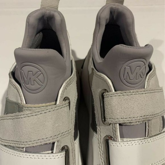 NWOB Michael Kors Womens Sneakers Gray Color Block - Picture 8 of 8